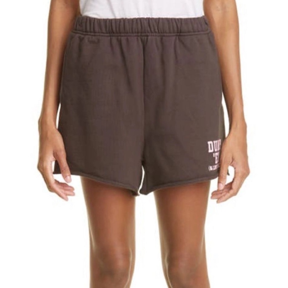 The Mayfair Group Dump ‘Em & Love Yourself Sweat‎ Shorts Brown Pink Size L/XL
